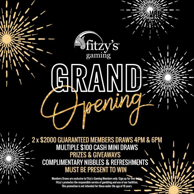 It s Fitzy s Gaming Grand Opening